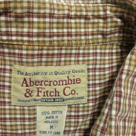 Abercrombie & Fitch Other - Abercrombie & Fitch Co. Plaid Boyfriend Shirt